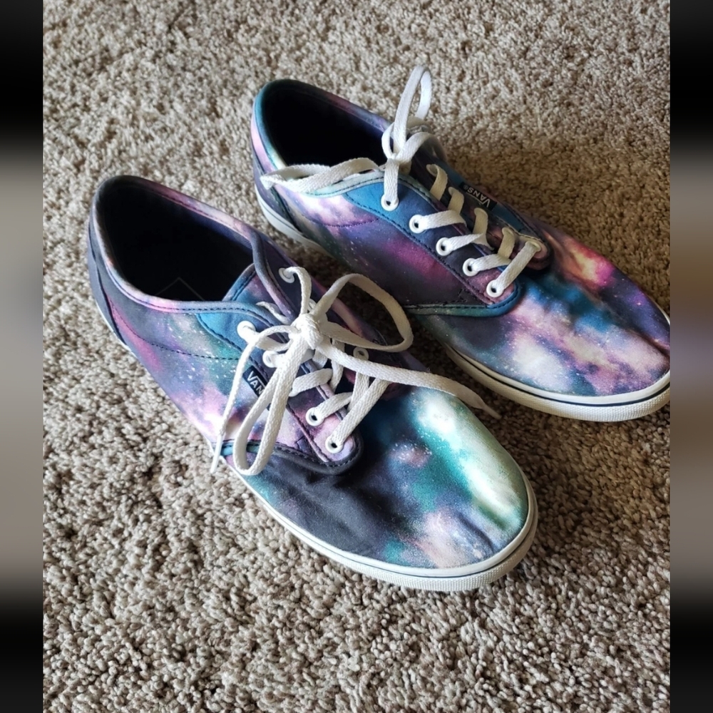 Vans Galaxy Canvas Shoes Womens Size 7.5